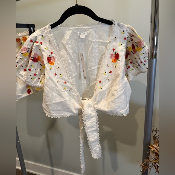 Kimchi Blue Eddie Floral Embroidered Top & Skirt Set - Picture 7 of 14